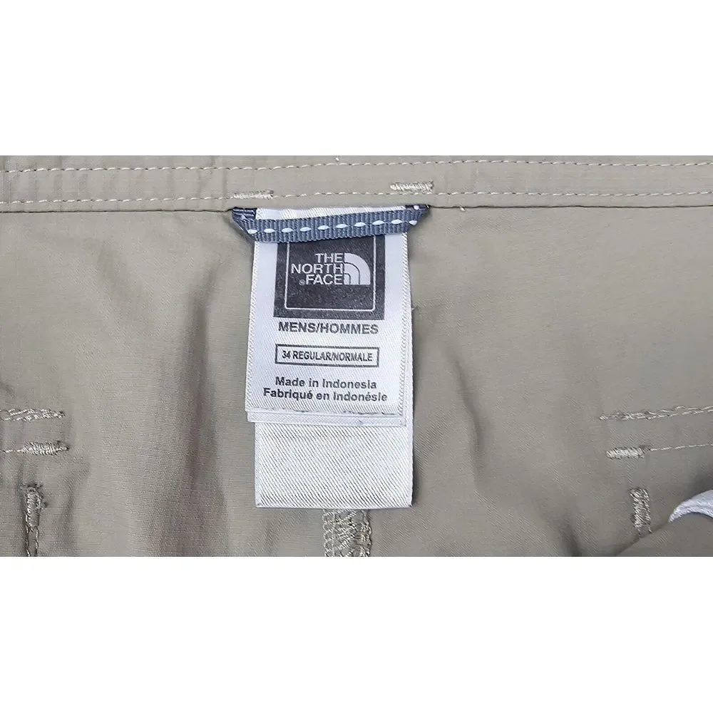 The North Face Cargo Pants‎ Mens Large 34x32. Nylon Hiking Trekking Outdoors.